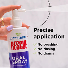 Wondercide Rescue spray quotidien sans alcool, adapté à tous les âges.
