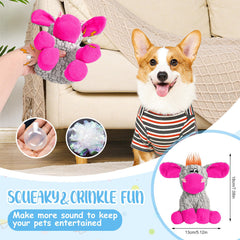 Wonfly peluche dentaire âne, aide au nettoyage des dents et à l’exercice