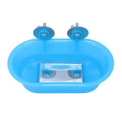 Convient pour perroquets et canaris pour un bain sain et divertissant
