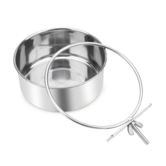 Wontee bol eau inox moyen: montage stable dans le cadre.
