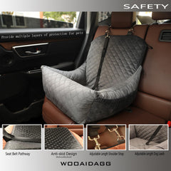 Wooaidagg poches rangement pratiques pour petits accessoires lors des trajets.