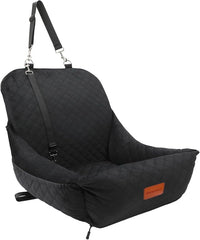 Wooaidagg-siège-auto-chien-compact: confort optimal pour les trajets en voiture.