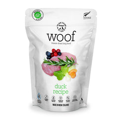Woof canard lyophilisé emballage pratique pour chien