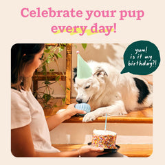 Woof Party Pupsicle, remplissage rapide et nettoyage sans éclaboussures.
