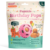 WOOF Pupsicle-anniversaire-pops : divertissement durable pour chien.