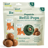 WOOF Pupsicle Refills – bouchée au poulet, longue tenue pour chien.