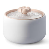 WOPET fontaine d'eau en céramique, capacité 3L, hydratation durable pour chats.