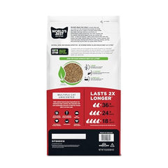 World's Best Cat Litter – contrôle d’odeur longue durée, pour une pièce plus fraîche.