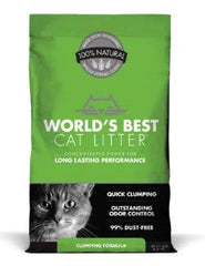 World's Best Cat Litter Original Series, sac 14 livres, contrôle d'odeurs durable et agglomération rapide