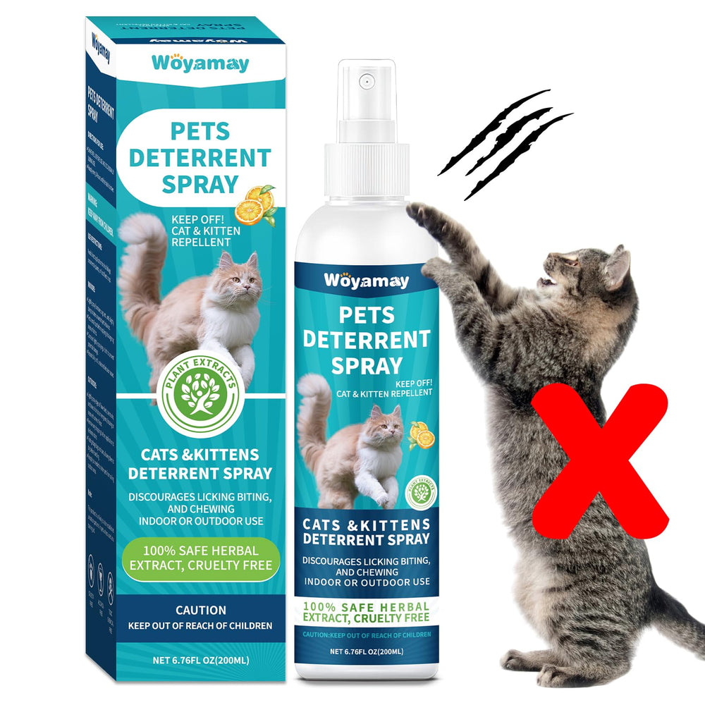 Bouteille Woyamay spray de dissuasion chat, 200 ml, protège les meubles.