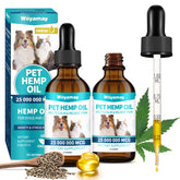 Woyamay huile de chanvre pour animaux – gouttes relaxation, calme l’animal.
