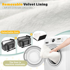 Liner velours amovible WOYYHO pour un entretien facile et hygiène.