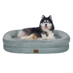 Lit chien orthopédique XXL WOZOKE avec mousse mémoire pour soutien des articulations.