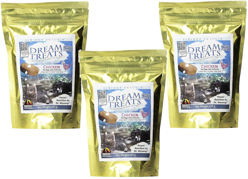 Wysong Dream Treats Poulet: disque cru non chauffé idéal pour l’entraînement sans dégâts.