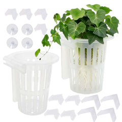 Porte-plante WZAEROUU avec ventouse, fixation stable dans l'aquarium.