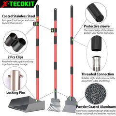 Grand bac X-TECOKIT 9,45 x 9 pouces prêt pour plusieurs crottes.