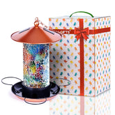 XDW-GIFTS Mosaique Nid-oiseau: lanterne solaire décorative pour le jardin.