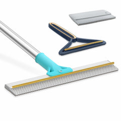 XEENRXU râteau-poils-tapis 54 pouces pour un nettoyage en profondeur.
