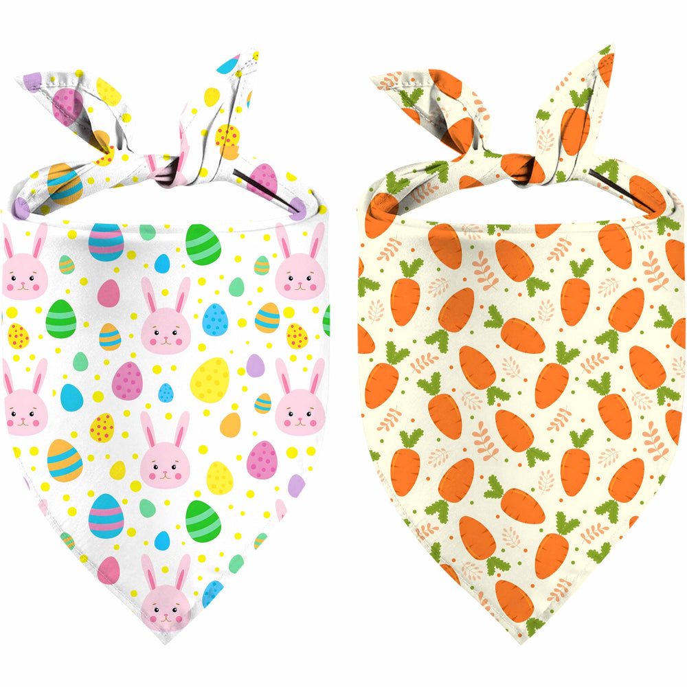 Bandana XGXHZYLC paques chien lapin, look festif et mignon