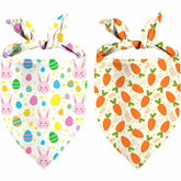 Bandana XGXHZYLC paques chien lapin, look festif et mignon