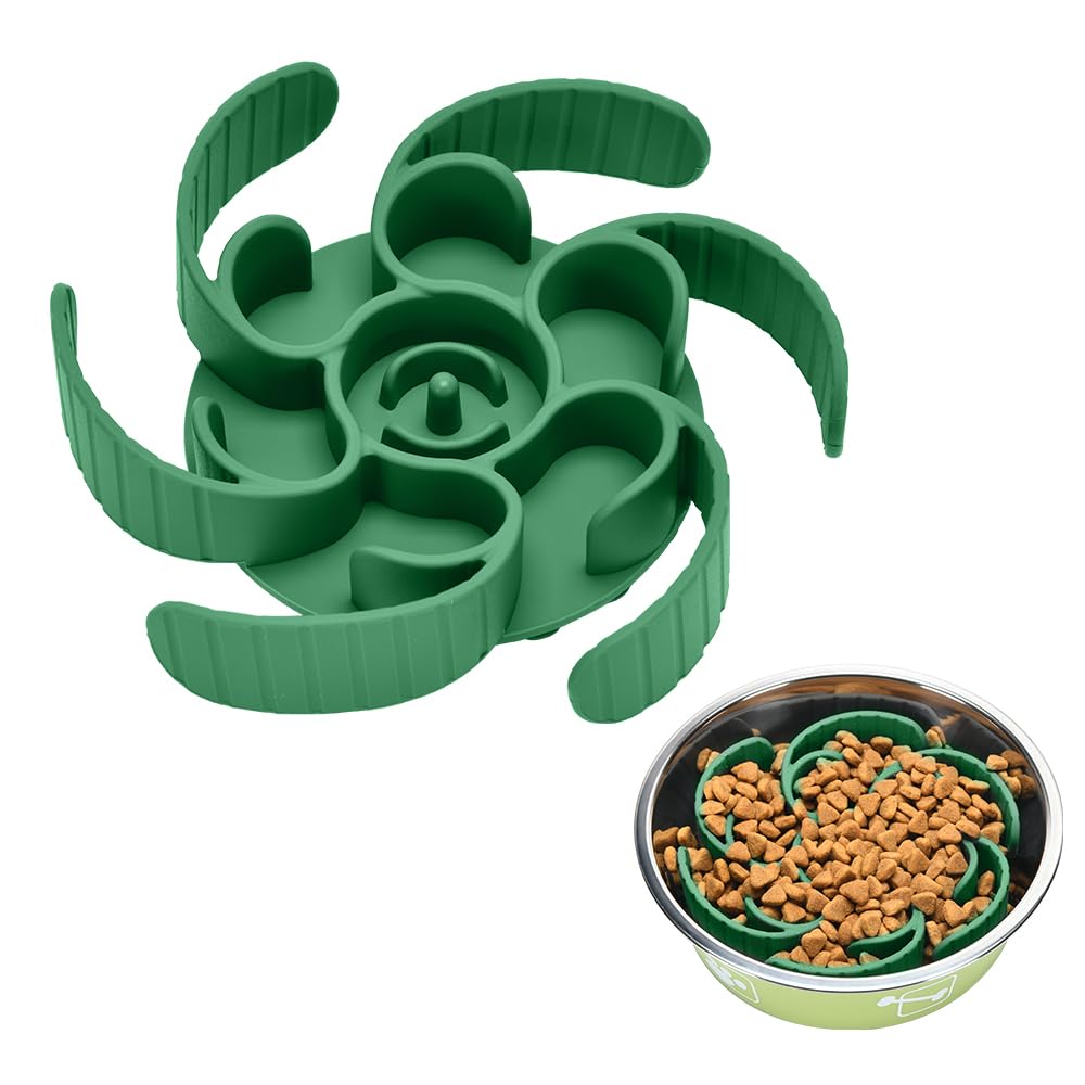 XIAOZHIHUI ralentisseur pour gamelle verte, ralentit l'ingestion et s'adapte.