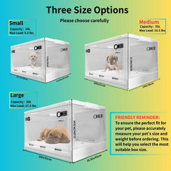Incubateur pour chaton XingRuiTai transparent pour surveillance.