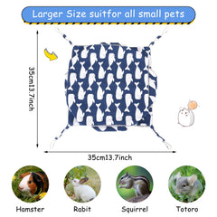 Hamac XINRUI pour petits animaux, vue haute et confort durable