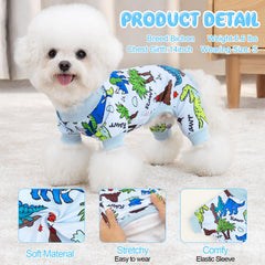 XPUDAC pyjama chat doux motif simple, confort quotidien pour chats détendus.