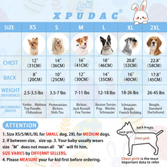 XPUDAC pyjama facile à enfiler et retirer, design quatre-pattes élastique.