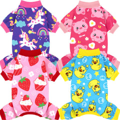 XPUDAC pyjamas chien dos-longueur: ajustement confortable et durable