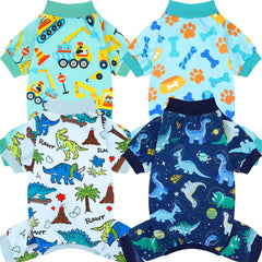 XPUDAC pyjamas-chien ensemble 4 pièces: confort durable pour petites et moyennes tailles.