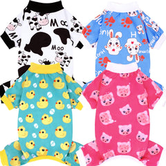XPUDAC pyjamas chien petit ensemble 4 pièces, confort quotidien.