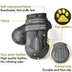XSY&G bottes reflechissantes pour chien renforçant la sécurité nocturne.