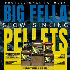 Xtreme Aquatic Foods Big Fella protéines-marines, mélange riche pour une croissance équilibrée.