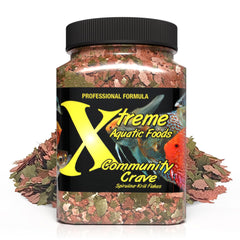 Xtreme Aquatic Foods – floc spiruline-krill-emballage : format pratique facilitant l'alimentation.