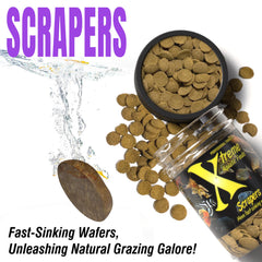 Xtreme Scrapers Wafers nocturne, restent entières pendant des heures pour nourrir tard.