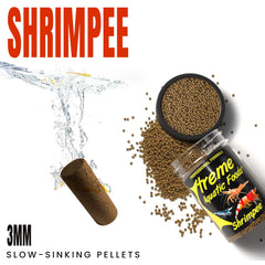 Bâtonnets Xtreme Shrimpee conservant leur forme sous l’eau
