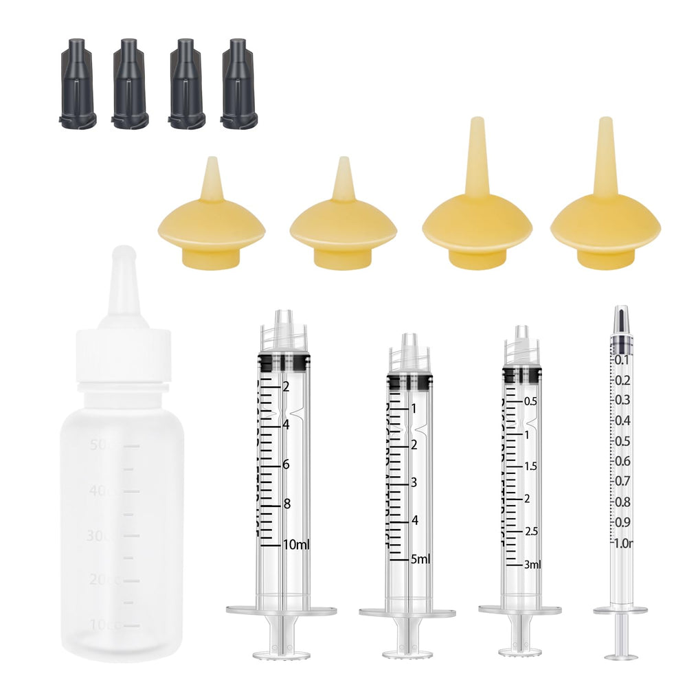 Xuanda biberon alimentation 50ml pour petits animaux, douceur et sécurité.
