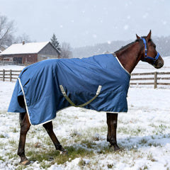 Couverture hivernale XUANNIAO sur cheval pour chaleur et protection.
