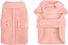 Texture douce en polaire XUANQIFC, idéal pour garder le chien confortable.