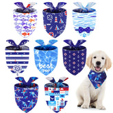 Xuniea bandanas nautiques pour chien, aspect océan tendance et confortable.