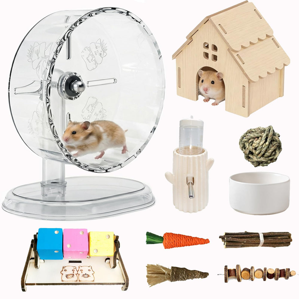XXYOUPIN kit hamsters 12 en 1, solution complète pour habitat sûr.
