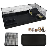 Xymoso: cage pour cochon d’Inde avec fond imperméable, facile à nettoyer.