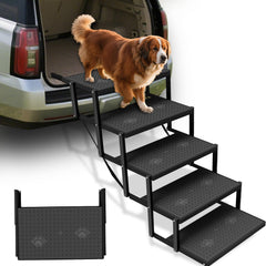 Escalier pour chien YACONA pliable, rangement et transport faciles.