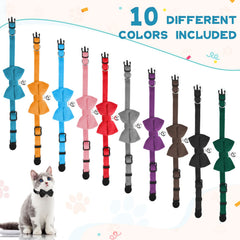 Collier Yahenda chat ajustable 18-28 cm pour un ajustement confortable