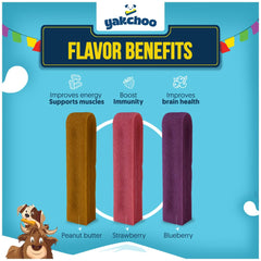 Friandise Yakchoo yak Himalayen, texture ferme pour mâcher.