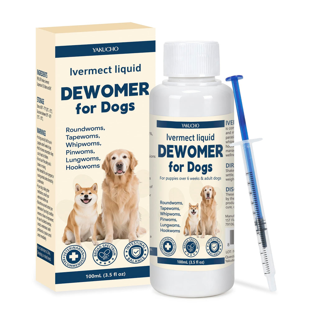 Yakucho Dewomax – bouteille liquide digestif chien pour un soutien digestif quotidien.