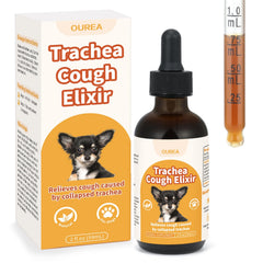Yakucho Elixir Trachée Chien – bouteille prête à soutenir la respiration.