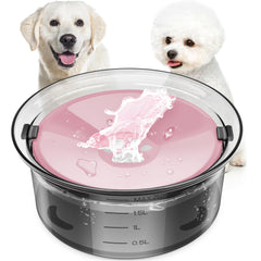 Bol d'eau Yalanle anti-débordement pour chien, évite les éclaboussures autour.