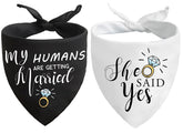 Bandana chien engagement photo Yangmics Direct – parfait pour des clichés romantiques